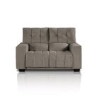 Conjunto Estofado 3 E 2 Lugares Le Mans Platinum Tabaco