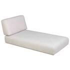 Conjunto Estofado Chaise Duna Cinza