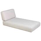 Conjunto Estofado Chaise Duna Cinza