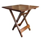 Conjunto Estofado Dobrável Em Madeira Maciça 4x Cadeiras Amer