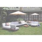 Conjunto Estofado Poltrona Duna Cinza