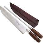 Conjunto Faca Gaúcha 10' Picanheira Artesanal Aço Inox 420 E