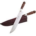 Conjunto Faca Gaúcha 10' Picanheira Artesanal Aço Inox 420 E