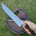 Conjunto Faca Gaúcha 10' Picanheira Artesanal Aço Inox 420 E