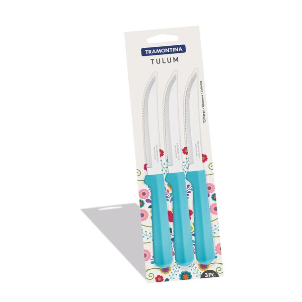 Conjunto Facas Para Carne Tulum Tramontina 3 Peças Tramontina