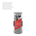 Conjunto Faqueiro Branco 24 Talheres Piemont  Martinazzo