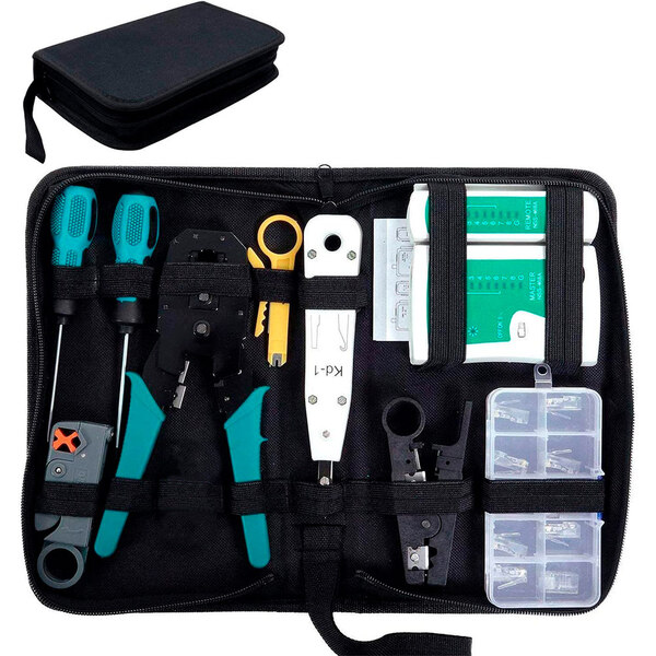 Conjunto Ferramentas Para Manutenção De Rede Computador 10 Em