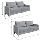 Conjunto Fideris 2 Sofás De 2 Assentos Sofá Go