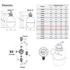 Conjunto Filtro E Motobomba 1cv Para Piscina Até 100 Mil Litr