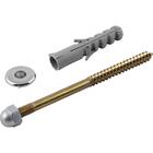 Conjunto Fixação P/ Sanitário 12mm Latonado C/ 2 Pçs Vonder