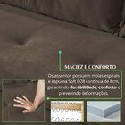 Conjunto Florianópolis 3x2 Lugares Veludo Marrom