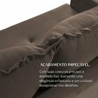 Conjunto Florianópolis 3x2 Lugares Veludo Marrom