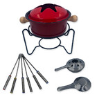 Conjunto Fondue 10 Peças Carne Chocolate Jantar Romântico Ver