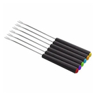 Conjunto Fondue 10 Peças Inox Panela Garfo Fogareiro Aparelho