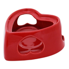 Conjunto Fondue Ceramica 10 Peças Coraçao Garfo Panela Ramequ