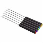 Conjunto Fondue Em Inox 10 Peças Queijos Chocolate Molho