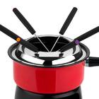 Conjunto Fondue Vermelho 1,4 L Com 6 Garfos - Forma Inox