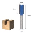 Conjunto Fresa Reta Para Tupia Haste 1/4''  (filetto)