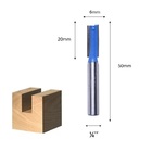 Conjunto Fresa Reta Para Tupia Haste 1/4''  (filetto)