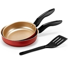 Conjunto Frigideiras Antiaderente Sem Tampa 18cm E 22cm + Esp