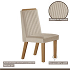 Conjunto Frisa 120x80cm Com 4 Cadeiras Riviera Lj Móveis