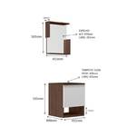 Conjunto Gabinete Armário Para Banheiro Suécia