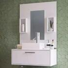 Conjunto Gabinete Banheiro Completo Cuba Painel Balcão Br + K