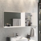 Conjunto Gabinete Banheiro Prisma 80cm - Gabinete + Cuba + Es