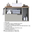 Conjunto Gabinete Com Cuba E Espelheira 80cm Proddy