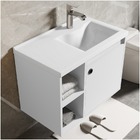 Conjunto Gabinete Com Espelheira E Cuba Para Banheiro 60cm Ad