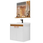 Conjunto Gabinete De Banheiro Com Espelheira Com Cuba Pallas