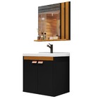 Conjunto Gabinete De Banheiro Com Espelheira Com Cuba Pallas