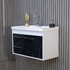 Conjunto Gabinete De Banheiro Em Mdf Com Espelheira Potenza P