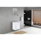 Conjunto Gabinete De Banheiro Suspenso 39cm 1 Porta Com Cuba