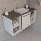 Conjunto Gabinete E Armário Inspira Design 100cm Verde