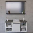 Conjunto Gabinete E Armário Inspira Design 120cm Verde