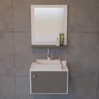 Conjunto Gabinete E Espelho Suspenso Meu Canto 60 - Modelo 2