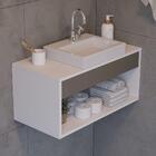 Conjunto Gabinete E Espelho Suspenso Meu Canto 60 - Modelo 4