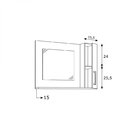 Conjunto Gabinete Para Banheiro 3 Portas E 1 Nicho  Preto