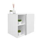 Conjunto Gabinete Para Banheiro Branco 55cm Sem Cuba Harpia