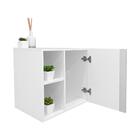 Conjunto Gabinete Para Banheiro Branco 55cm Sem Cuba Harpia