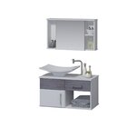 Conjunto Gabinete Para Banheiro Com Cuba E Espelheira New Sti