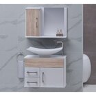 Conjunto Gabinete Para Banheiro Com Cuba E Espelheira Turin