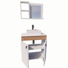 Conjunto Gabinete Para Banheiro Com Cuba Espelheira Sevilha M