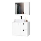 Conjunto Gabinete Para Banheiro Com Cuba Sobrepor, Tampo De V