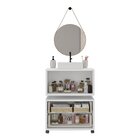 Conjunto Gabinete Para Banheiro Com Rodizio, Com Cuba De Sobr