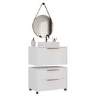 Conjunto Gabinete Para Banheiro Com Rodizio, Com Cuba De Sobr