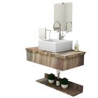 Conjunto Gabinete Para Banheiro Completo Com Cuba Espelheira