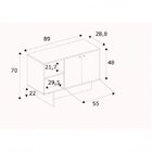 Conjunto Gabinete Para Banheiro E Cachepô