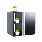 Conjunto Gabinete Para Banheiro Preto 55cm Sem Cuba Harpia